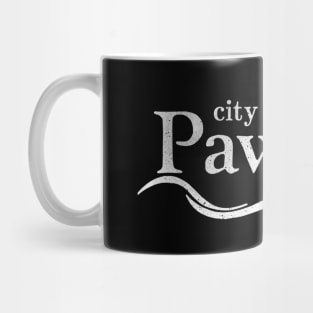 City of Pawnee Black Shirt Mug